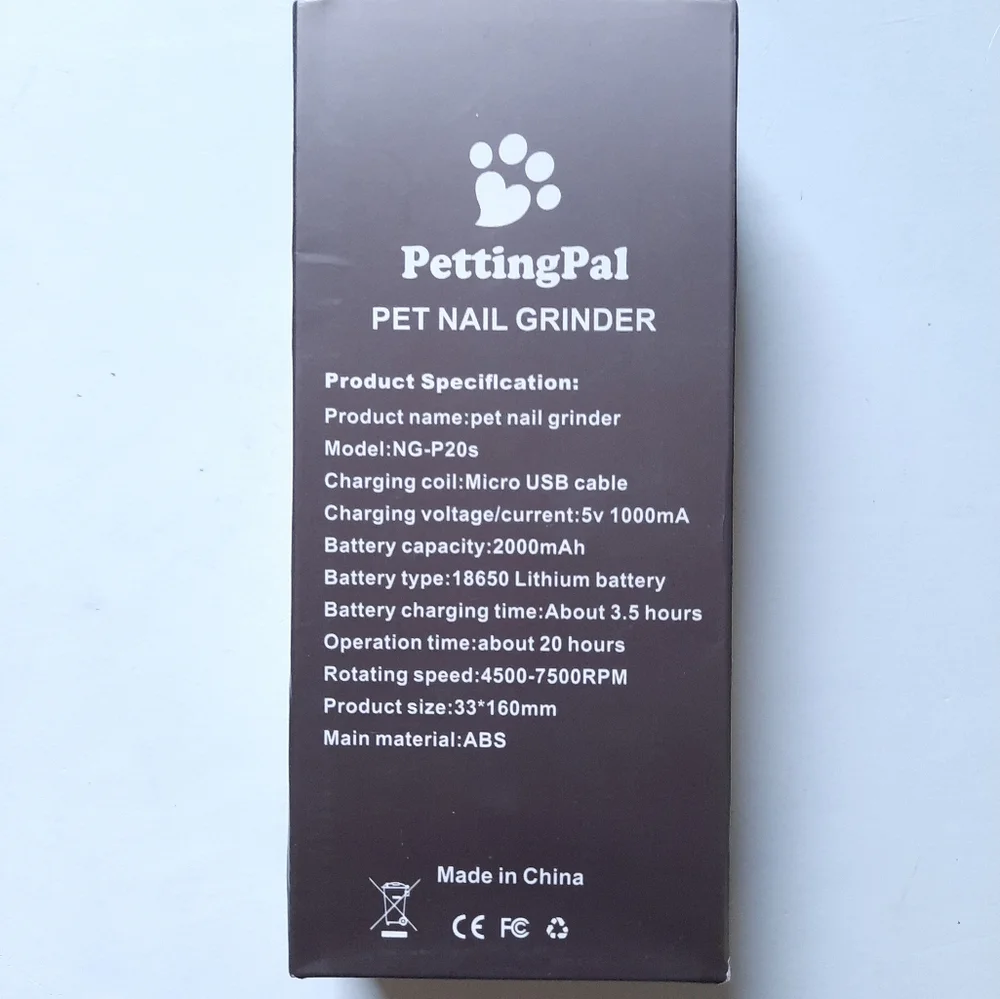 Petting Pal Pet Nail Grinder
